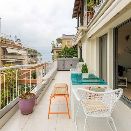 Stylish 3-Bedroom Apartment & Terrace Thessaloníki Ngoại thất bức ảnh