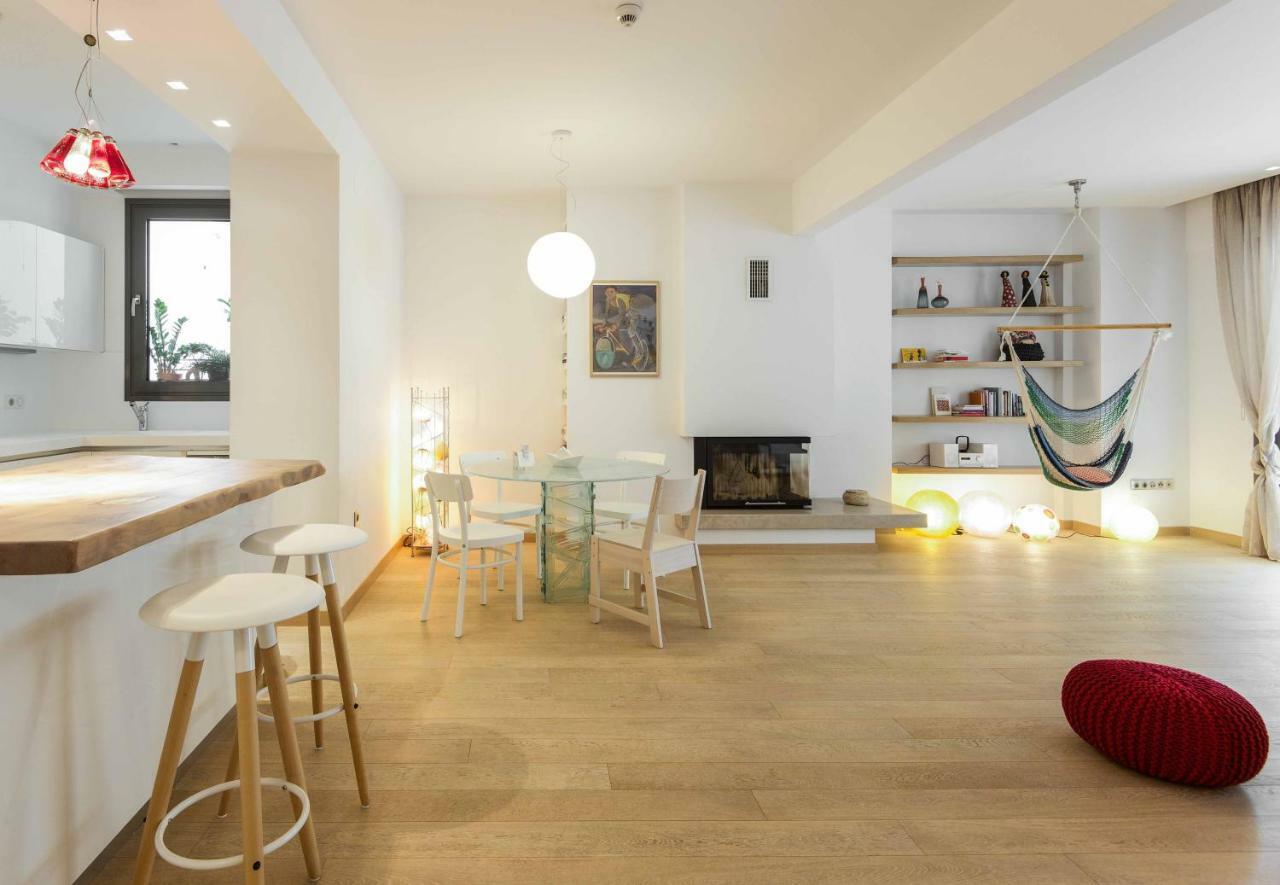 Stylish 3-Bedroom Apartment & Terrace Thessaloníki Ngoại thất bức ảnh